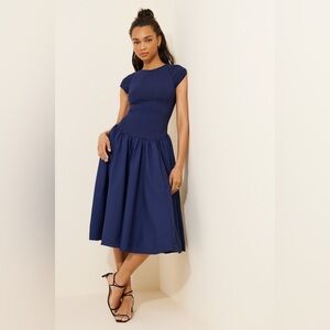 NWOT Free People Afternoon Elegance Midi Dress